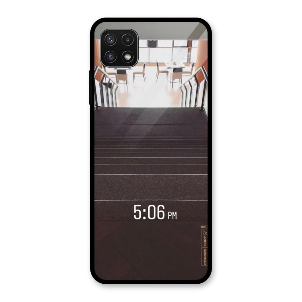 Beautiful Staircase Glass Back Case for Galaxy A22 5G