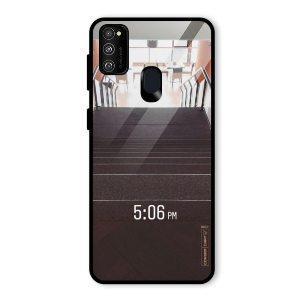 Beautiful Staircase Glass Back Case for Galaxy M21