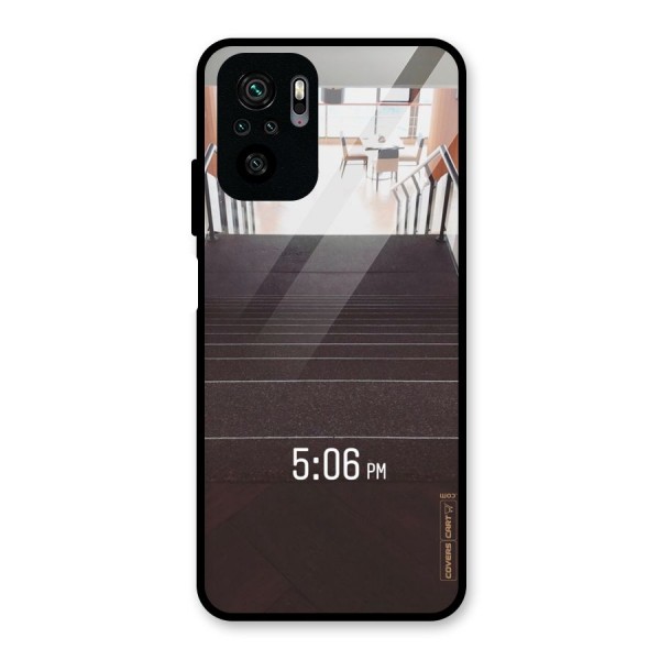 Beautiful Staircase Glass Back Case for Redmi Note 10