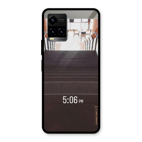 Beautiful Staircase Glass Back Case for Vivo Y21 2021