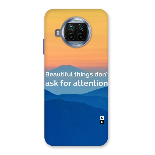 Beautiful Things Quote Back Case for Mi 10i