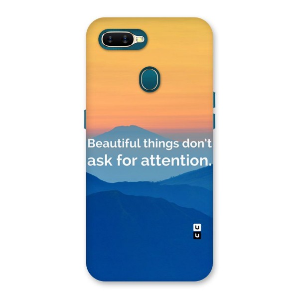 Beautiful Things Quote Back Case for Oppo A12