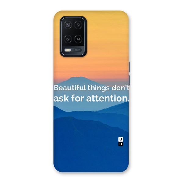 Beautiful Things Quote Back Case for Oppo A54