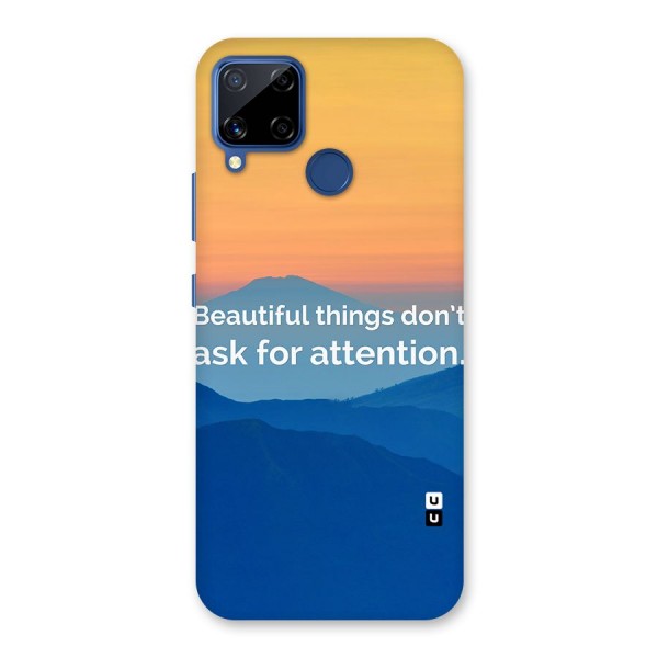 Beautiful Things Quote Back Case for Realme Narzo 30A