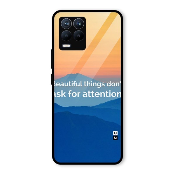 Beautiful Things Quote Glass Back Case for Realme 8