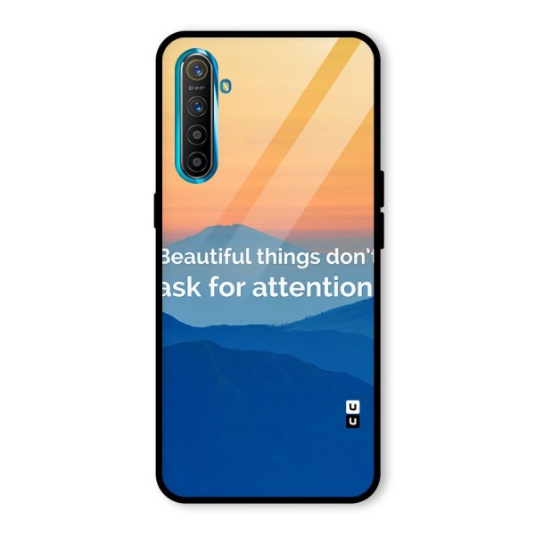 Beautiful Things Quote Glass Back Case for Realme XT