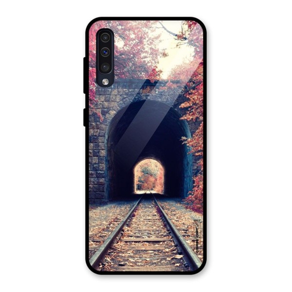 Beautiful Track Glass Back Case for Galaxy A50s