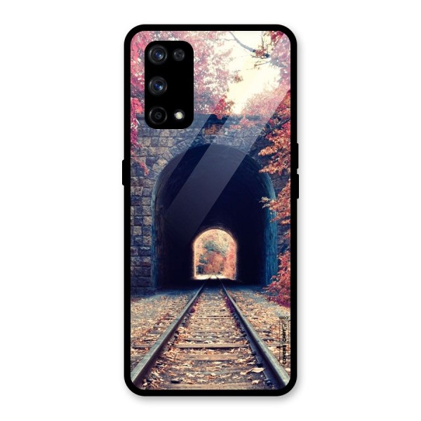 Beautiful Track Glass Back Case for Realme X7 Pro