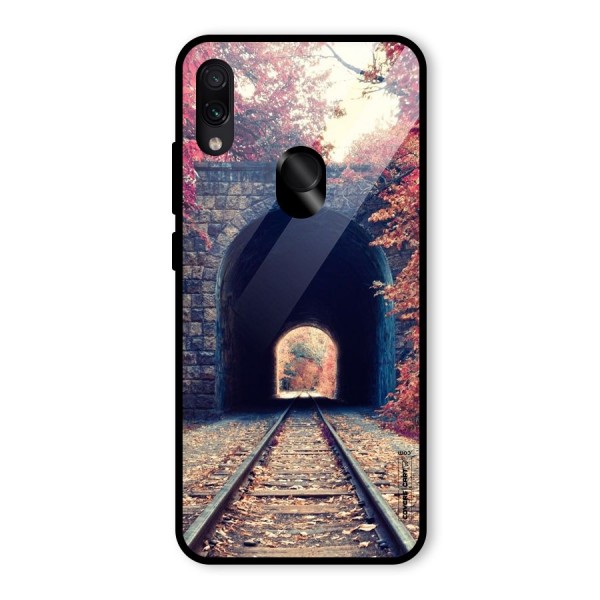 Beautiful Track Glass Back Case for Redmi Note 7