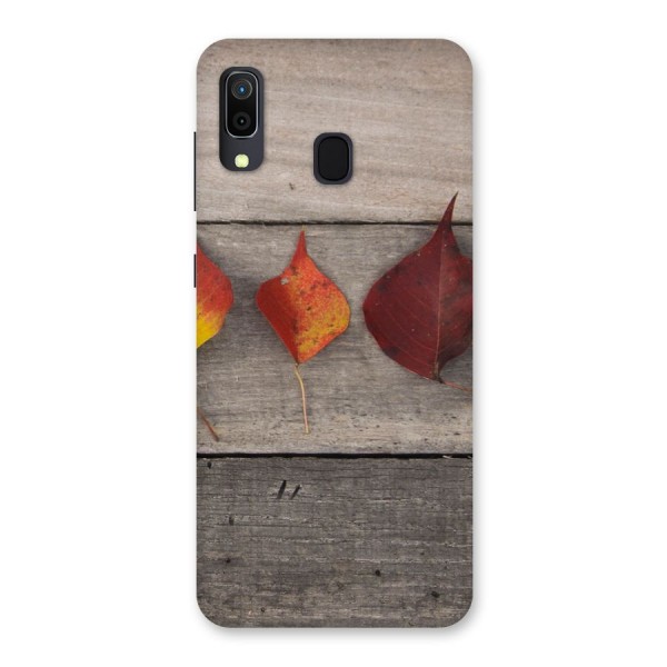 Beautiful Wood Leafs Back Case for Galaxy A20