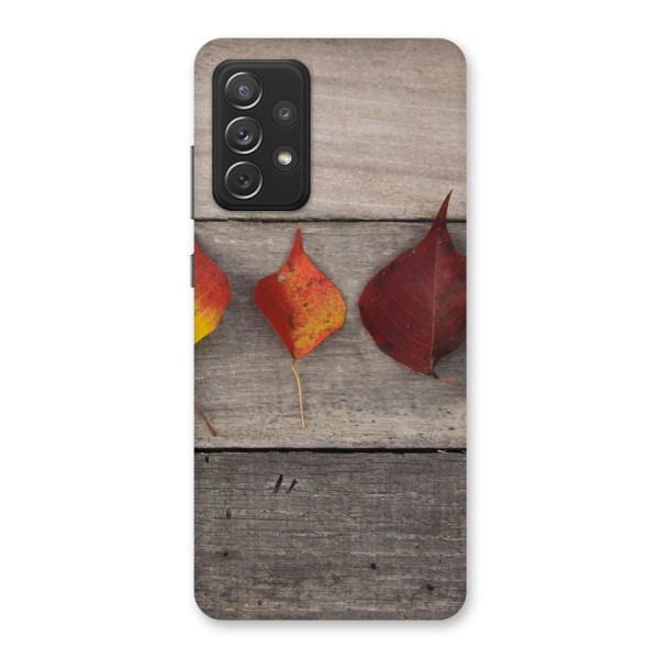 Beautiful Wood Leafs Back Case for Galaxy A72