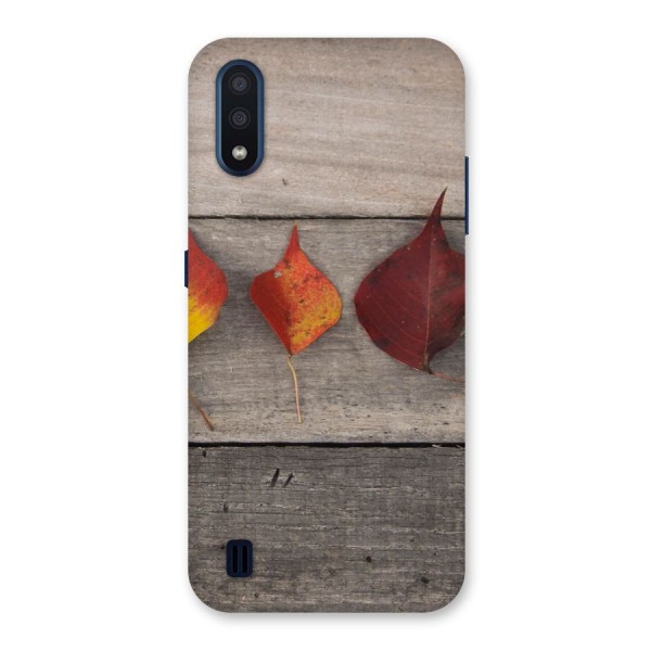 Beautiful Wood Leafs Back Case for Galaxy M01