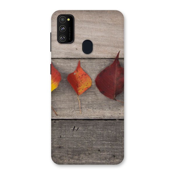 Beautiful Wood Leafs Back Case for Galaxy M21