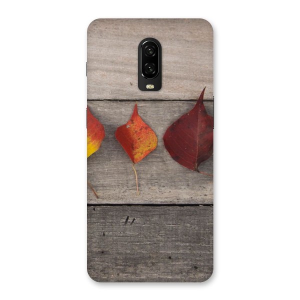 Beautiful Wood Leafs Back Case for OnePlus 6T