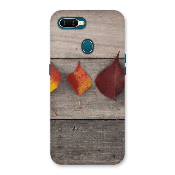 Beautiful Wood Leafs Back Case for Oppo A12