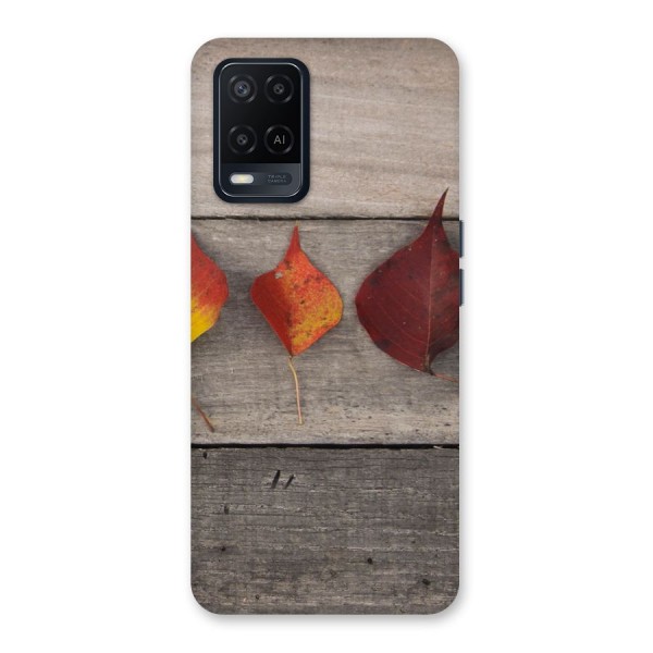 Beautiful Wood Leafs Back Case for Oppo A54