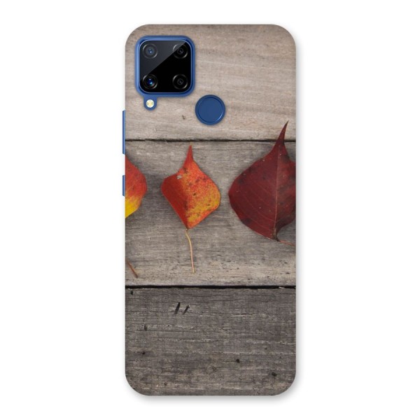 Beautiful Wood Leafs Back Case for Realme C15