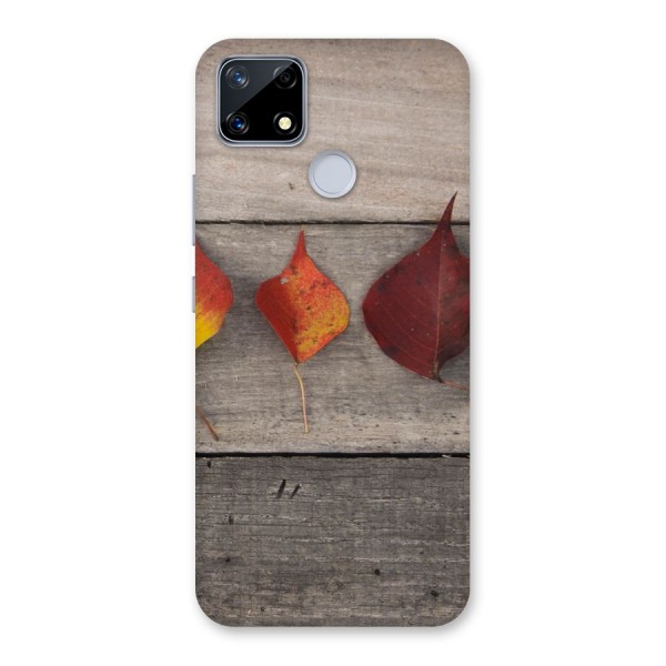 Beautiful Wood Leafs Back Case for Realme Narzo 20