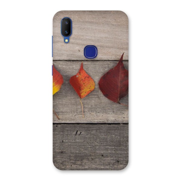 Beautiful Wood Leafs Back Case for Vivo V11