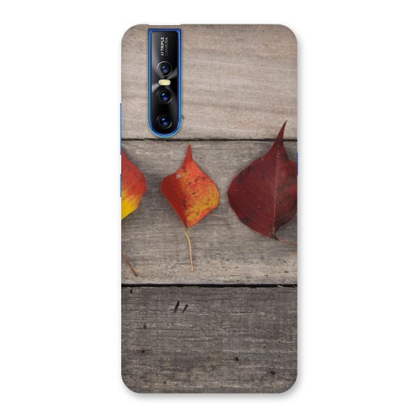 Beautiful Wood Leafs Back Case for Vivo V15 Pro