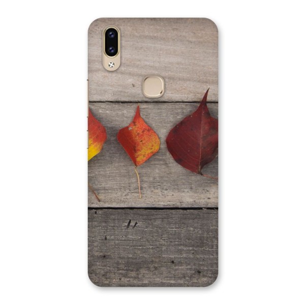 Beautiful Wood Leafs Back Case for Vivo V9