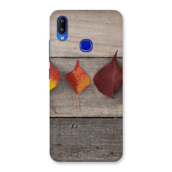 Beautiful Wood Leafs Back Case for Vivo Y91