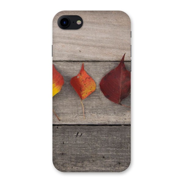 Beautiful Wood Leafs Back Case for iPhone SE 2020