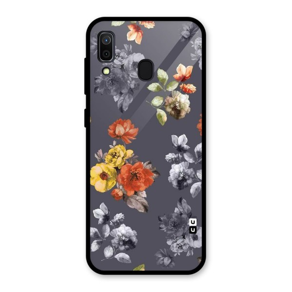 Beauty Art Bloom Glass Back Case for Galaxy A30