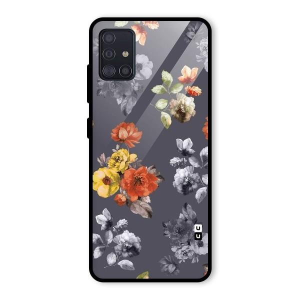 Beauty Art Bloom Glass Back Case for Galaxy A51