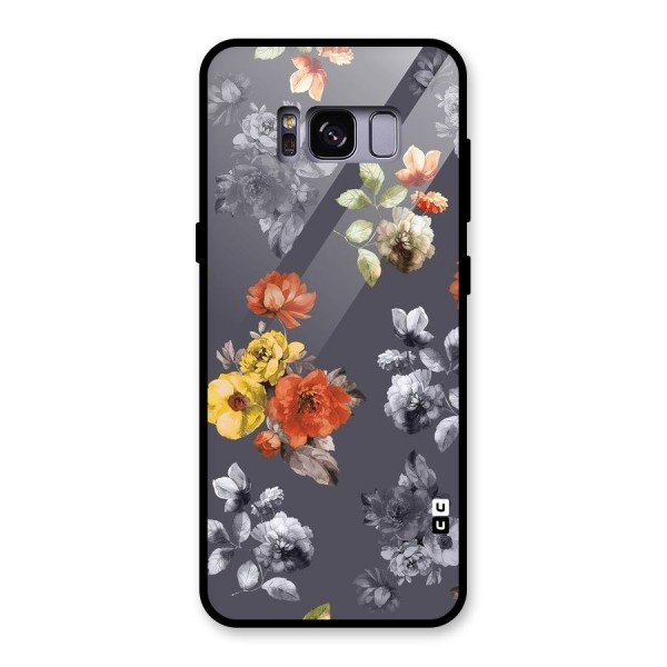 Beauty Art Bloom Glass Back Case for Galaxy S8