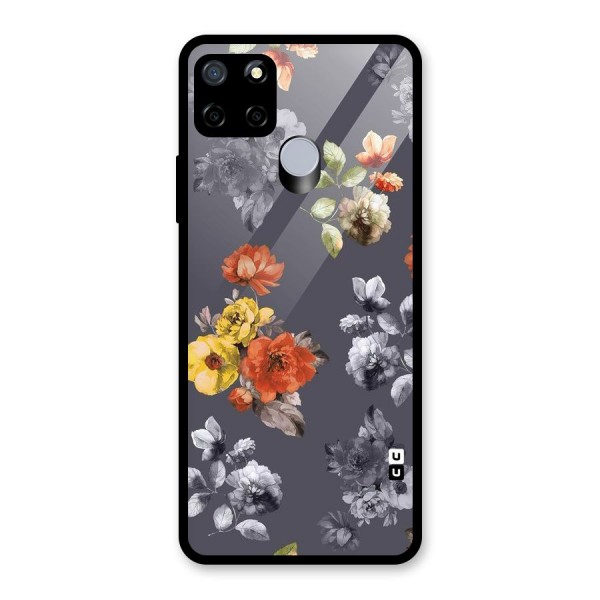 Beauty Art Bloom Glass Back Case for Realme C15