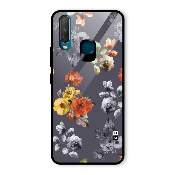 Beauty Art Bloom Glass Back Case for Vivo Y12