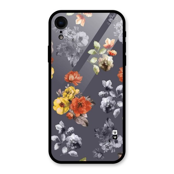 Beauty Art Bloom Glass Back Case for XR