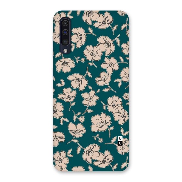 Beauty Green Bloom Back Case for Galaxy A50s