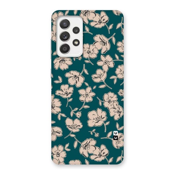 Beauty Green Bloom Back Case for Galaxy A52