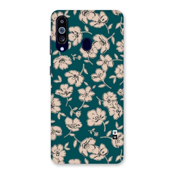 Beauty Green Bloom Back Case for Galaxy A60