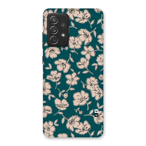 Beauty Green Bloom Back Case for Galaxy A72