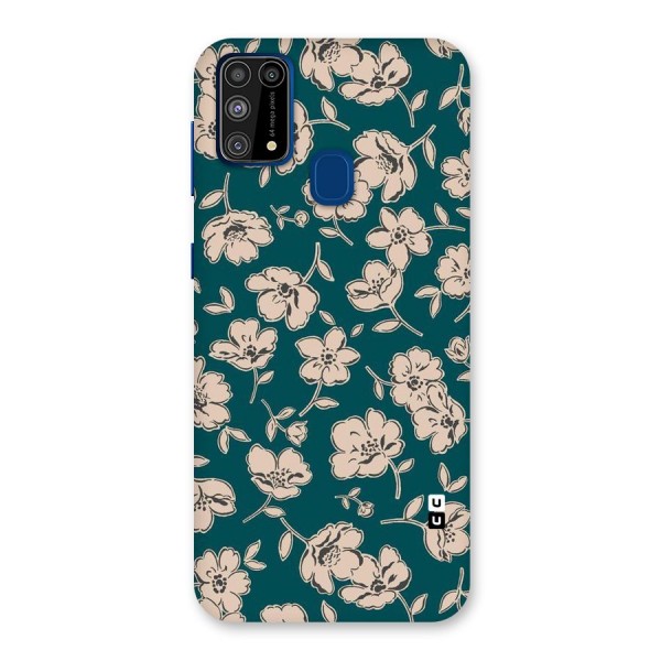 Beauty Green Bloom Back Case for Galaxy F41