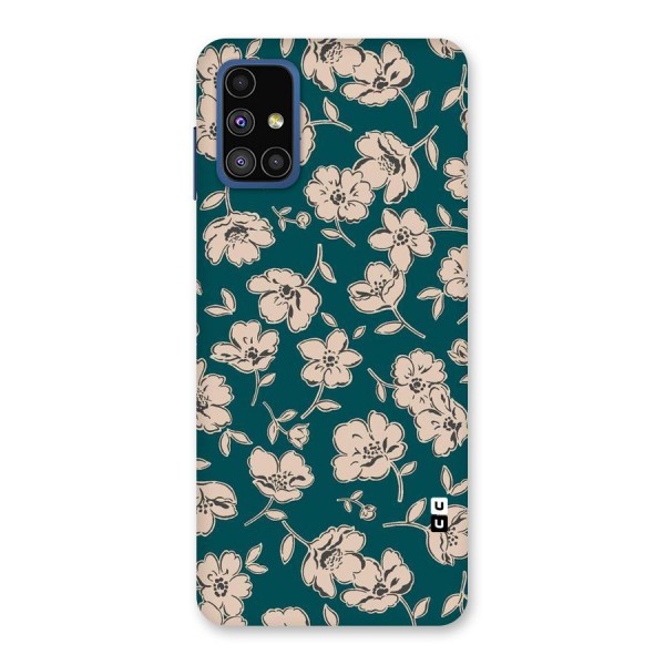 Beauty Green Bloom Back Case for Galaxy M51