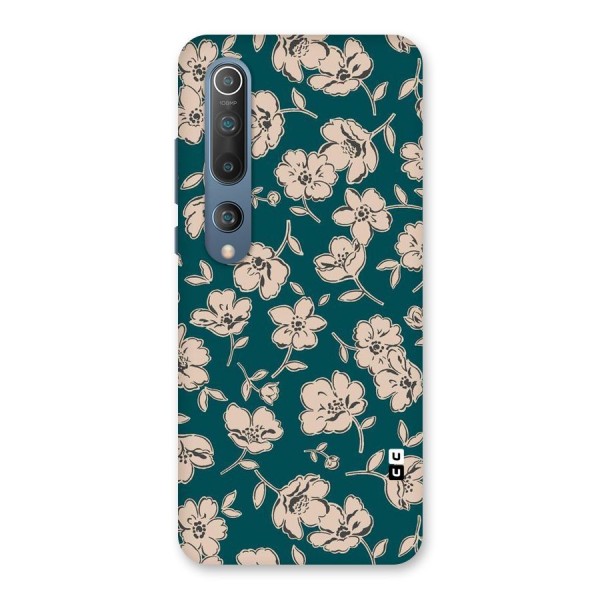 Beauty Green Bloom Back Case for Mi 10