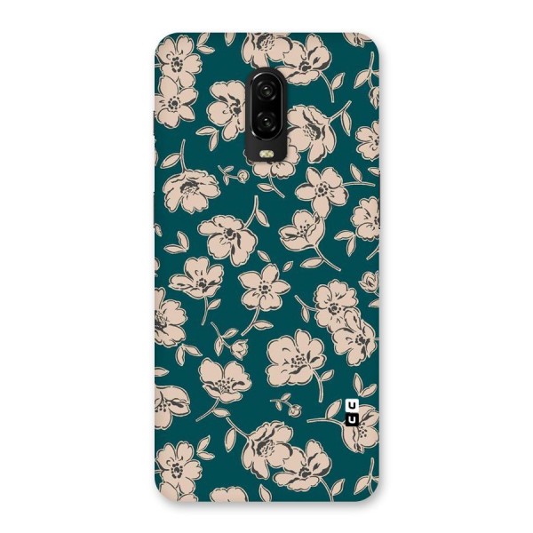 Beauty Green Bloom Back Case for OnePlus 6T