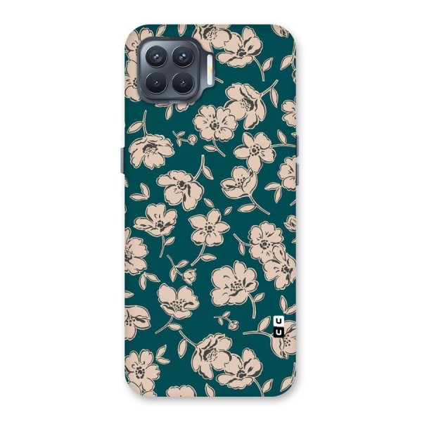 Beauty Green Bloom Back Case for Oppo F17 Pro