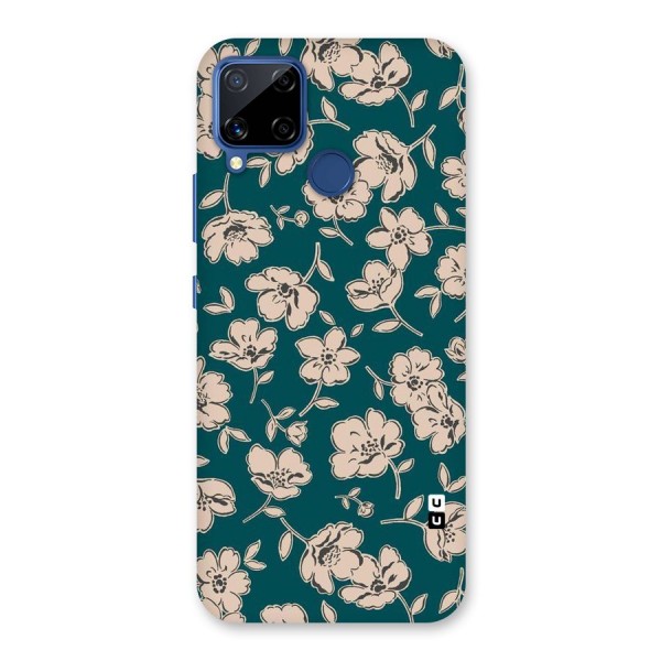 Beauty Green Bloom Back Case for Realme C15