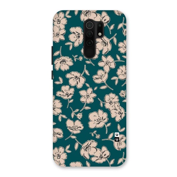 Beauty Green Bloom Back Case for Redmi 9 Prime