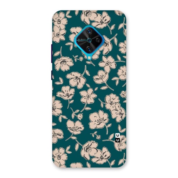 Beauty Green Bloom Back Case for Vivo S1 Pro