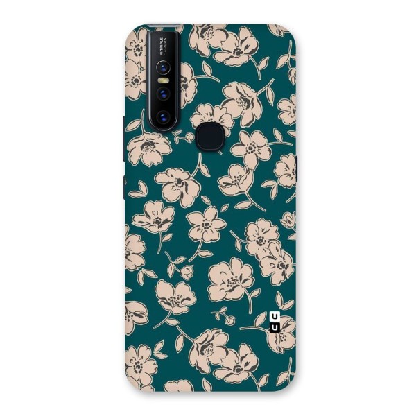 Beauty Green Bloom Back Case for Vivo V15