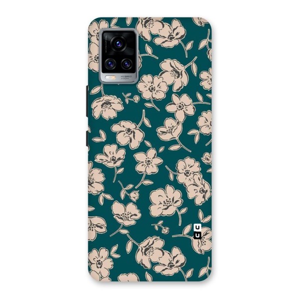 Beauty Green Bloom Back Case for Vivo V20 Pro