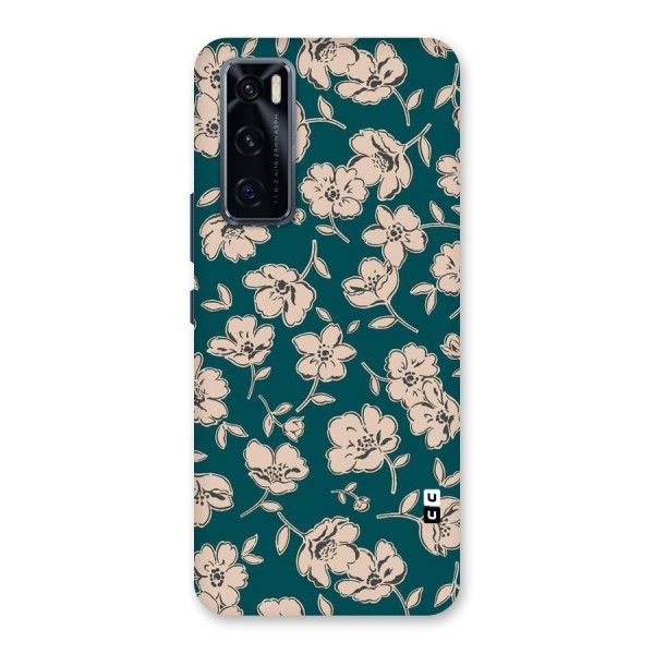 Beauty Green Bloom Back Case for Vivo V20 SE