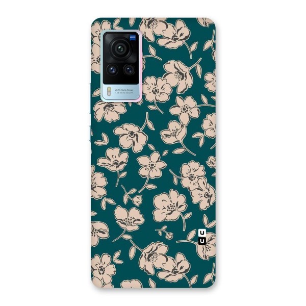 Beauty Green Bloom Back Case for Vivo X60 Pro