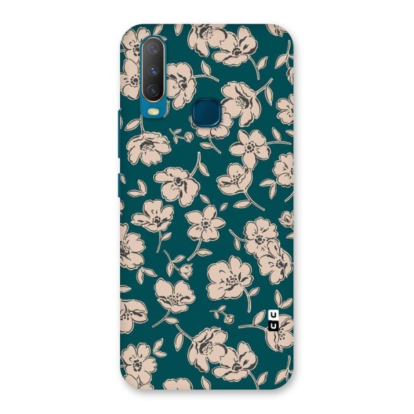 Beauty Green Bloom Back Case for Vivo Y15